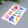 Tattoo on the body color "animals in space" mix 12x7.5 cm