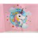 The tablecloth "Unicorn", 108x180 cm, pink color