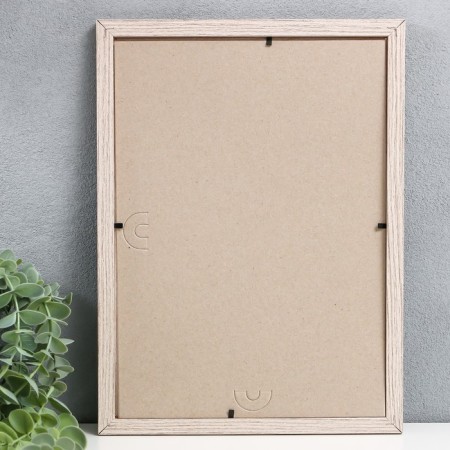 Photo frame MDF 21x30 cm. No. 6, width. 20 mm, thickness. 12 mm, cappuccino (plastic screen)-2