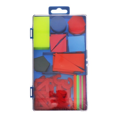 A set of counting materials "Learn to count", Erichkrause Ice Metallic, 142 elements, plastic, mix-4