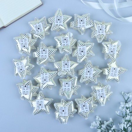 Bant Zvezd No. 7.5 "Golden Pollets", white color-1