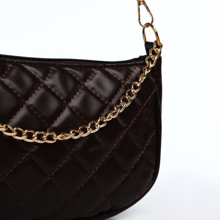 Bag Baget with lightning, brown color-4