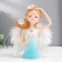Souvenir Polystone "Girl - an angel with flowers" MIX 5x12x17 cm