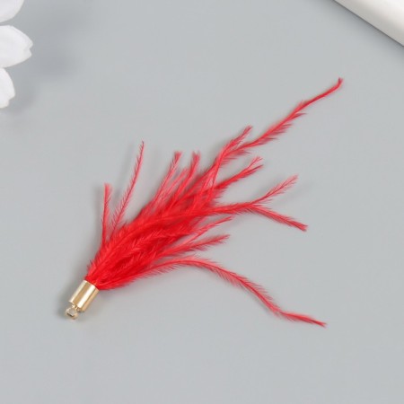 Decor for creativity Pen "Brush Ostrus" set 2 pcs red 9x0.5 cm-2