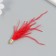 Decor for creativity Pen "Brush Ostrus" set 2 pcs red 9x0.5 cm