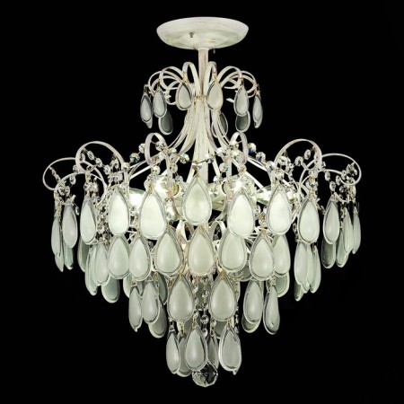 Ceiling EVOLUCE lamp. Sle160302-06. Magonza. 6x60 watts, E14, 50x50x75 cm, golden color-12