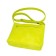 Female bag, artificial leather, light green 24x6x19 cm