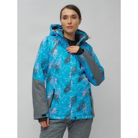 Ski suit female, size 42, blue color-26