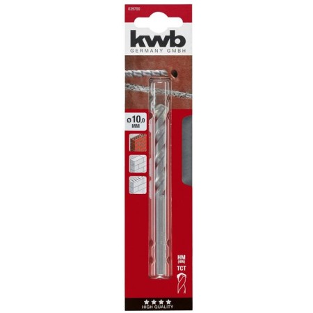 KWB HM concrete drill, 10x120 mm, carbide tip-1