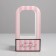 Box-Obel for Flowers "Pink", 12 cm × 12 cm × 22 cm