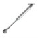 Gas elevator tundra GL0120GR, 120N, gray color