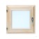 Window, 40 × 40cm, double glass, from needles