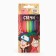 A set of candles in a cake 6 pieces, with a colored flame, gravity farz