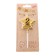 Candle in the cake on the skewer "Air ball. Star", number 2, 5.5 cm, gold