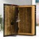Safe Brush Tree leatherette "Leopard in Lazer Lazes" 21x13x5 cm