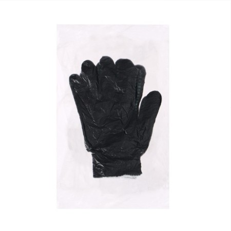 Gloves, x/b, knitting 7 class, 3 threads, with PVC points, size 9, black, set 10 pairs, Greengo-2