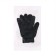 Gloves, x/b, knitting 7 class, 3 threads, with PVC points, size 9, black, set 10 pairs, Greengo