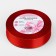 Satin tape "Golden threads", 25 mm × 23 ± 1 m, color red No. 026