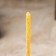 Candle magic wax "female power", with chamomile, 16x0.6 cm, yellow