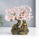 Bonsay souvenir "Cash tree and hotei" 126 stones 20x6.5x20 cm