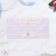 Money envelope "Happy Wedding Day!" lace, lilac background, 17 x 8 cm