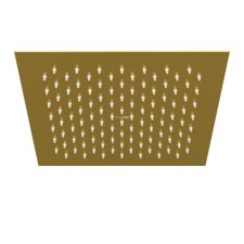 Душевая лейка WasserKRAFT A198, тропическая, 250 x 250 мм, нержавеющая сталь, золото