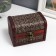 Casket wood chest "Romb braid" 8.5x12x8.5 cm