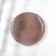 Mokko plate, glass, d = 21 cm, brown color