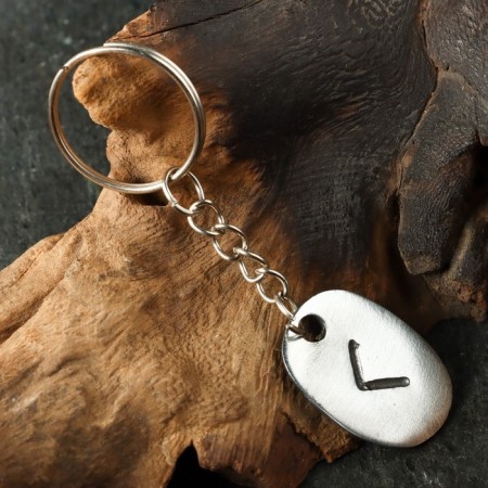 Amulet "Scandinavian runes", rune cano, 21x29mm, metal-5