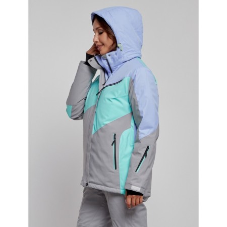 Ski jacket female, size 48, purple color-5