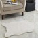 Plush mat Sofi de Marko, size 80x120 cm, cream color