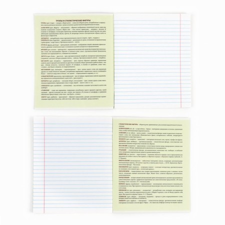 Subject notebook A5, 36 liters on the paper clip “September 1: anime. Literature"-2