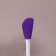 Brush for masks, bilateral, silicone, 14.8 cm, purple color
