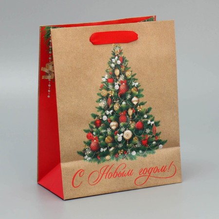 Craft vertical “Christmas tree”, MS 18 x 23 x 10 cm, New Year-3