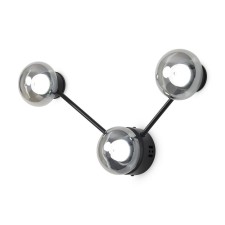 Потолочный светильник Freya FR5445CL-L15B Drop, 470х260х100 мм, LED, 3х12Вт, 300Лм, 3000К, цвет матовый чёрный