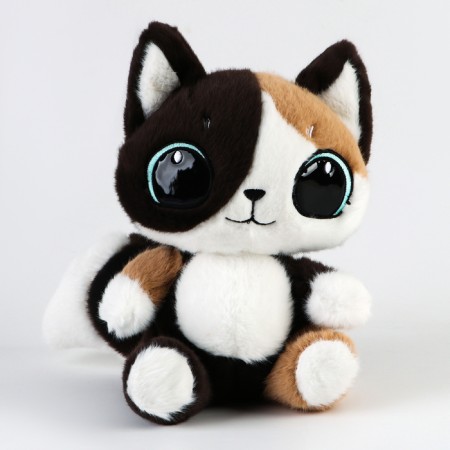 Soft toy "cat", 23 cm, brown color