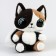 Soft toy "cat", 23 cm, brown color