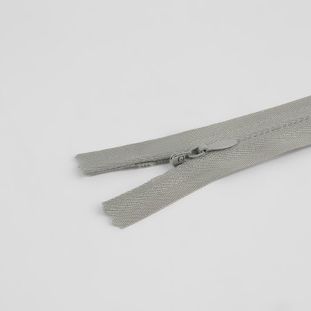 Lightning secret, No. 3, non-income, automatic lock, cotton, 60 cm, light-gray color-1