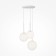 Suspension lamp Maytoni Mod321PL-03W, 3CHE14, 40W, 40x40x222.5 cm, white color