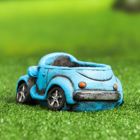 Pot "Machine" blue, 13x6.5x7cm-2