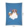 Decorative panel with photo printing "Business Dog", vertical, size 150x200 cm