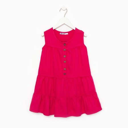 Dress for girls, raspberry color, height 116