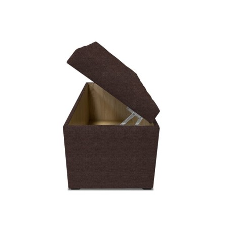 Puff with a lid and weighting, 800 × 400 × 420 mm, Savana Rogozhka, Chocolate Color-4