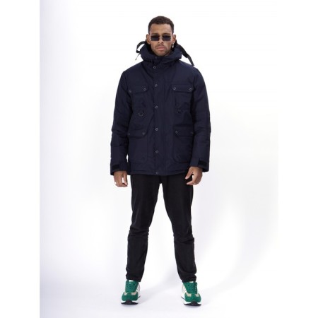 Ski jacket men's, size 52, the color is dark blue
