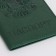 Passport cover, dark green color