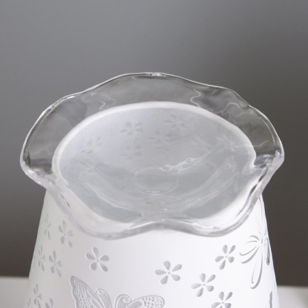 Aroma lace with backlight "Flowers" E27 40W+RGB white 13x13x30 cm-7