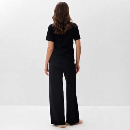 Pajama female (T -shirt and trousers) KAFTAN p. 48-50, black-3