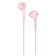 Hoco M55 headphones, wired, inserts, microphone, jack 3.5, 1.2 m, pink