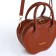 Bag Women's Cross-Bodi with a zipper, brown color