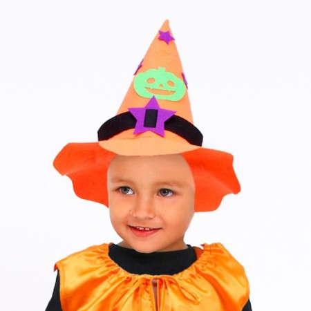 Carnival hat "Pumpkin", felt-1